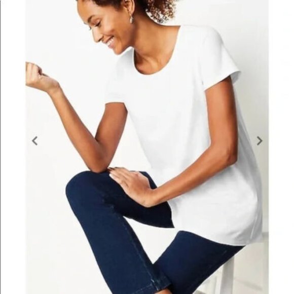 J. Jill Tops J Jill Womens Pure Jill Scoopneck Ellipitical Tee